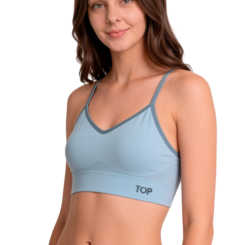 PETO MUJER DEPORTIVO PRETINA ANCHA MICROFIBRA C3 TOP - 1