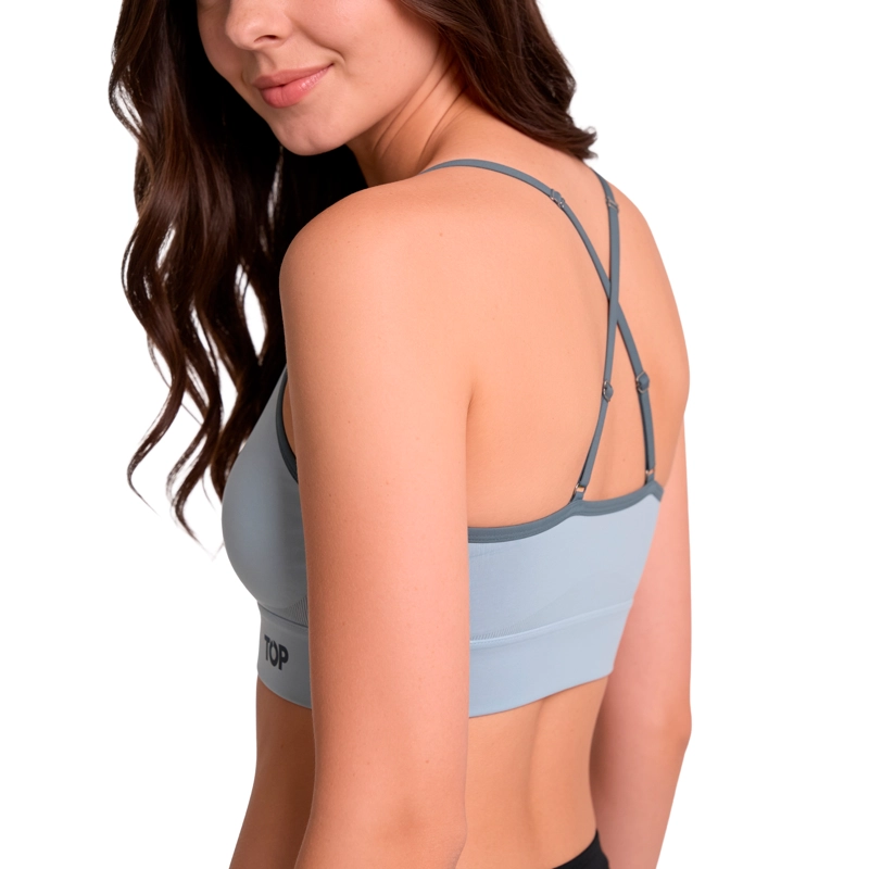 PETO MUJER DEPORTIVO PRETINA ANCHA MICROFIBRA C3 TOP - 3