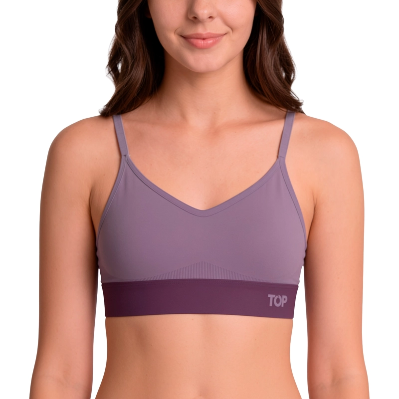 PETO MUJER DEPORTIVO PRETINA ANCHA MICROFIBRA C5 TOP - 2