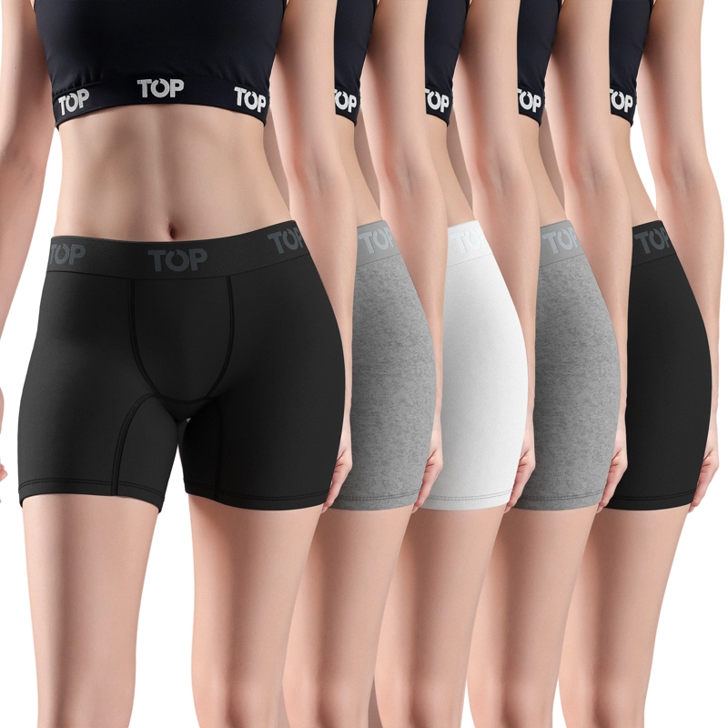BOXER MUJER MEDIO ALGODON PACK 5 C4 TOP - 1