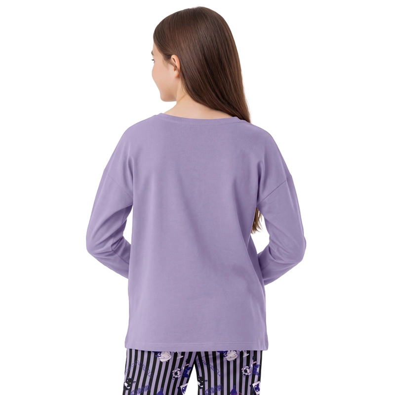 PIJAMA LARGO NIÑA ALGODON INVIERNO KUROMI C5 TOP - 3