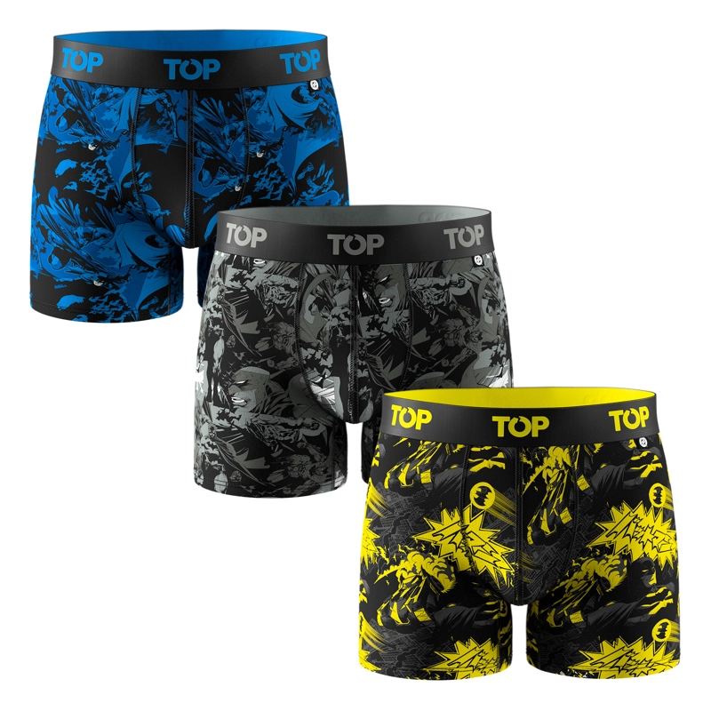 BOXER MEDIO ALGODON DC PACK 3 C21 TOP - 1
