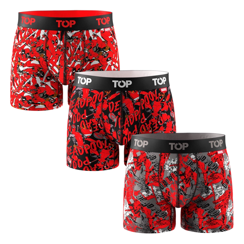 BOXER MEDIO ALGODON PACK 3 MARVEL C20 TOP - 1