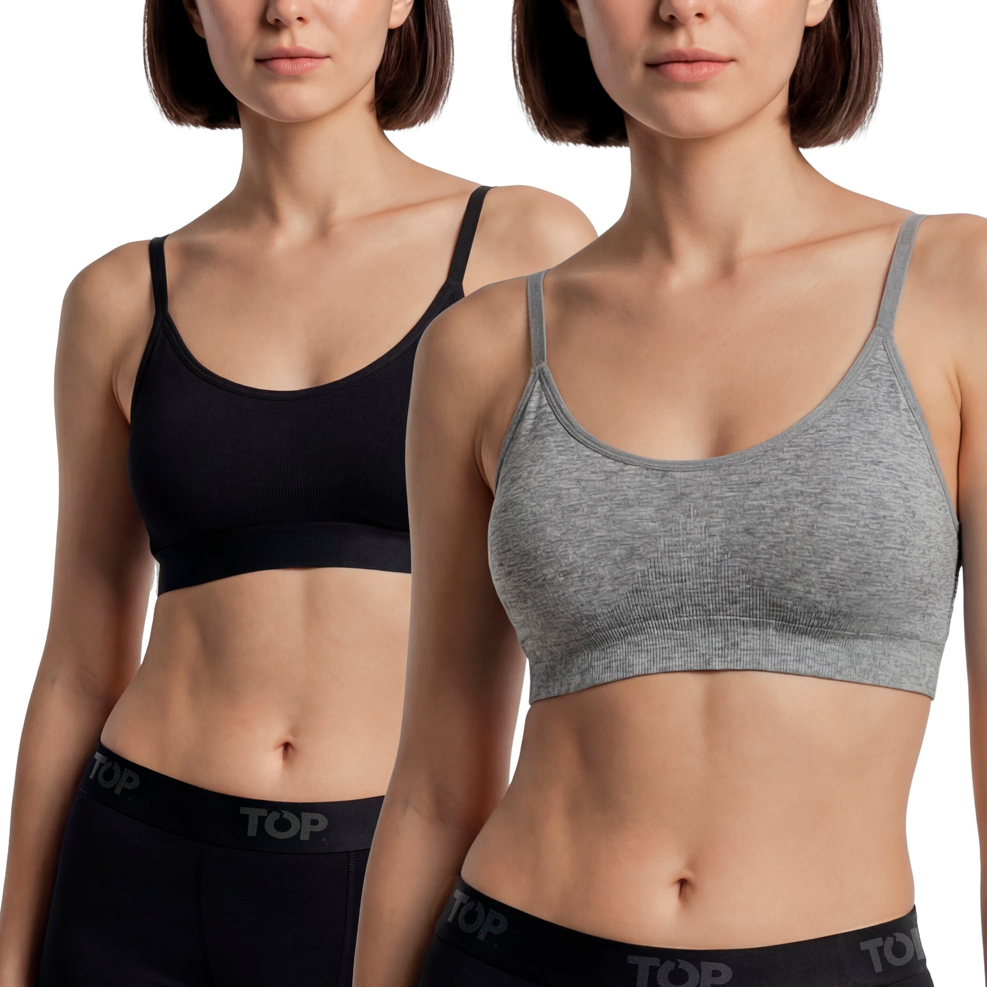 PETOS MUJER MICROFIBRA BRETEL DELGADO PACK 2 C1 TOP - 1