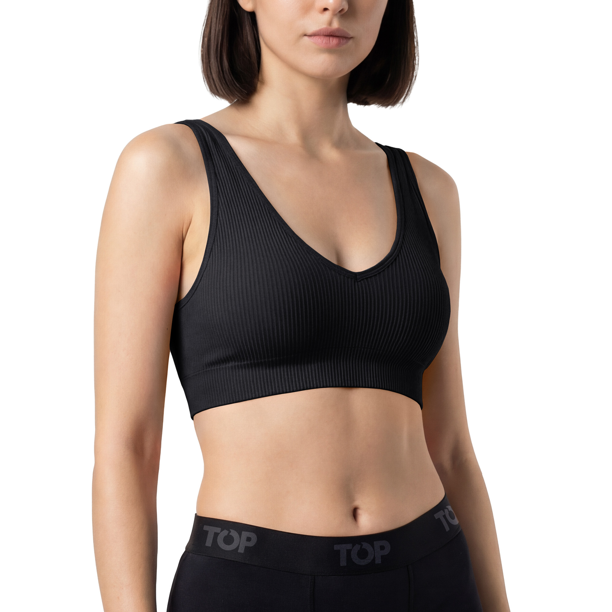 PETOS MUJER MICROFIBRA CON RELLENO PACK 2 C1 TOP - 2