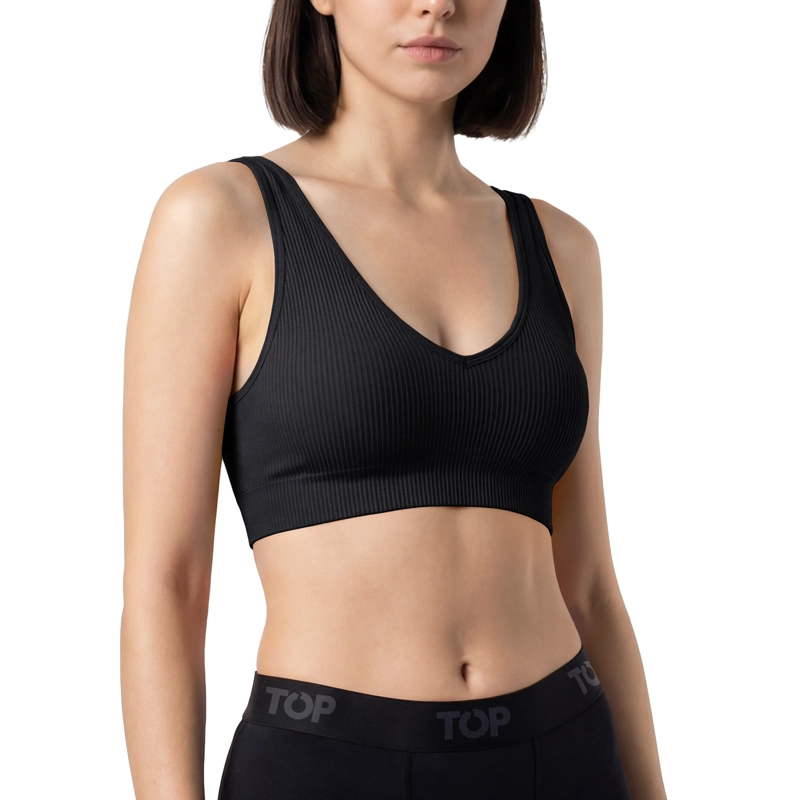 PETOS MUJER MICROFIBRA CON RELLENO PACK 2 C1 TOP - 2