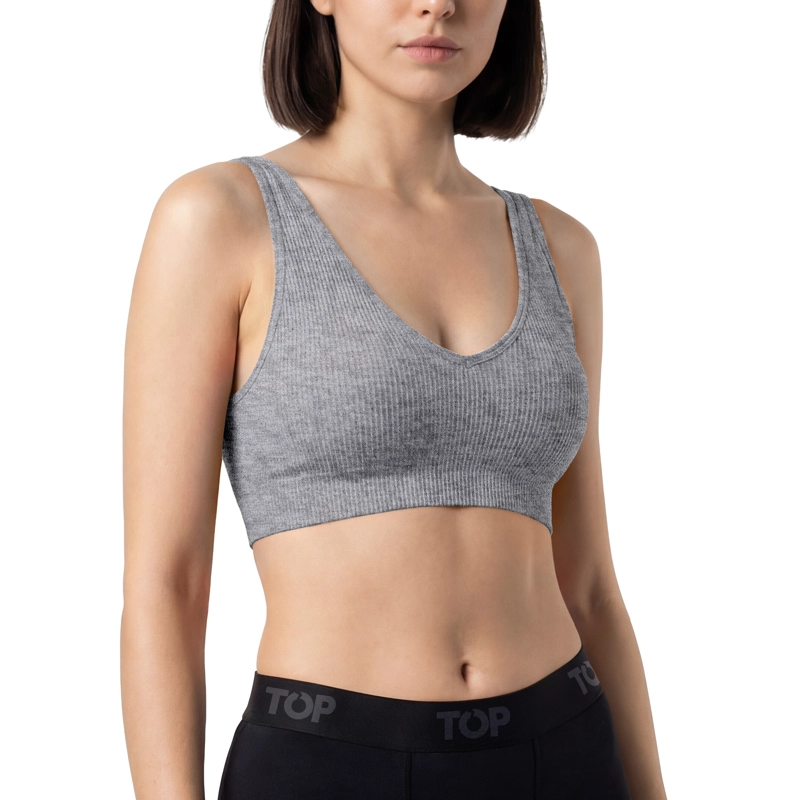 PETOS MUJER MICROFIBRA CON RELLENO PACK 2 C1 TOP - 4