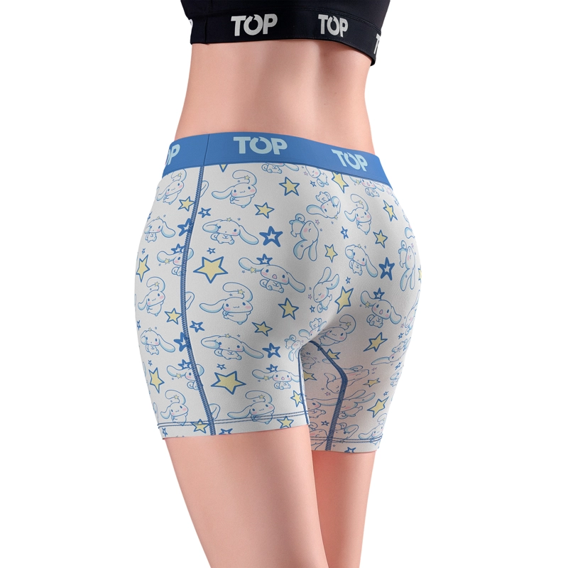 BOXER MEDIO MUJER ALGODON PACK 3 CINNAMOROLL C11 TOP - 3