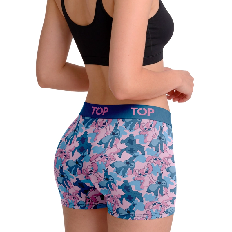 BOXER MEDIO MUJER ALGODON PACK 3 STITCH C5 TOP - 3