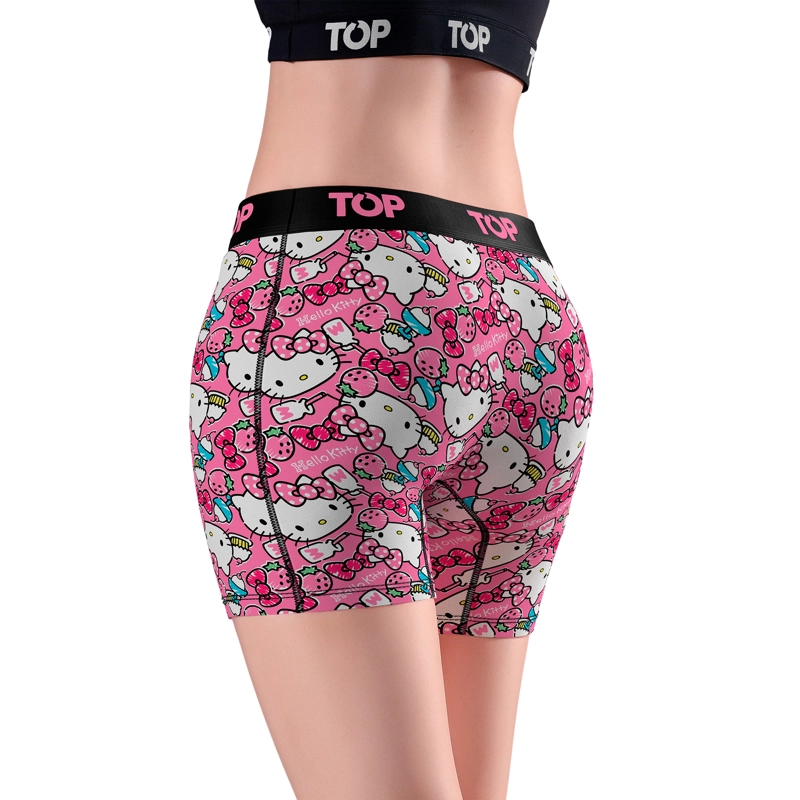BOXER MEDIO MUJER ALGODON PACK 3 HELLO KITTY C9 TOP - 3