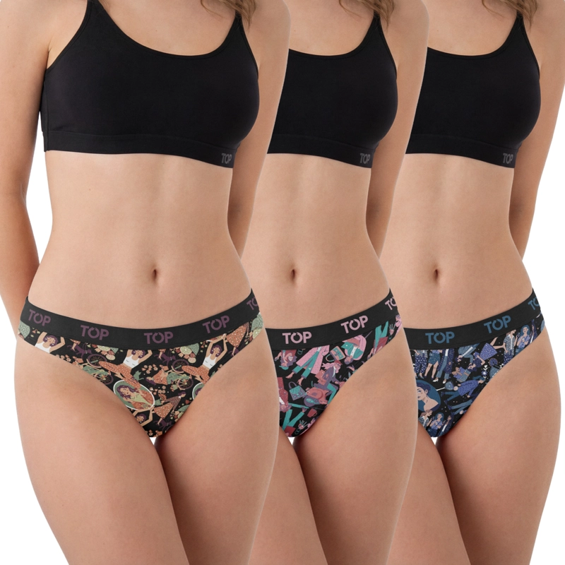 COLALESS ALGODON CON ELASTICO PACK 3 COLECCION FAVS C1 TOP - 1