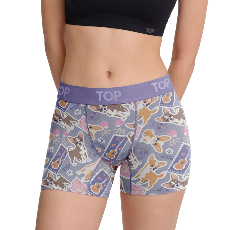 BOXER MEDIO MUJER ALGODON PACK 3 COLECCION FAVS C1 TOP - 2