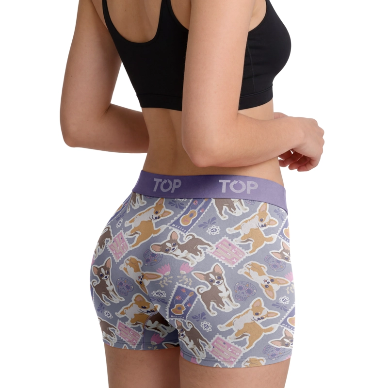 BOXER MEDIO MUJER ALGODON PACK 3 COLECCION FAVS C1 TOP - 3