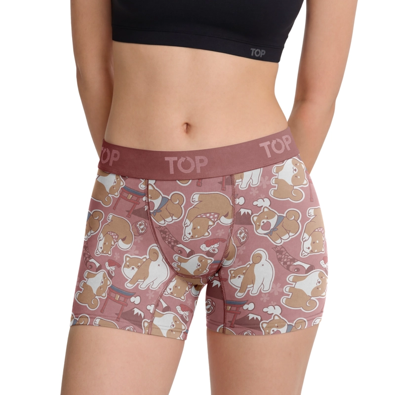 BOXER MEDIO MUJER ALGODON PACK 3 COLECCION FAVS C1 TOP - 4