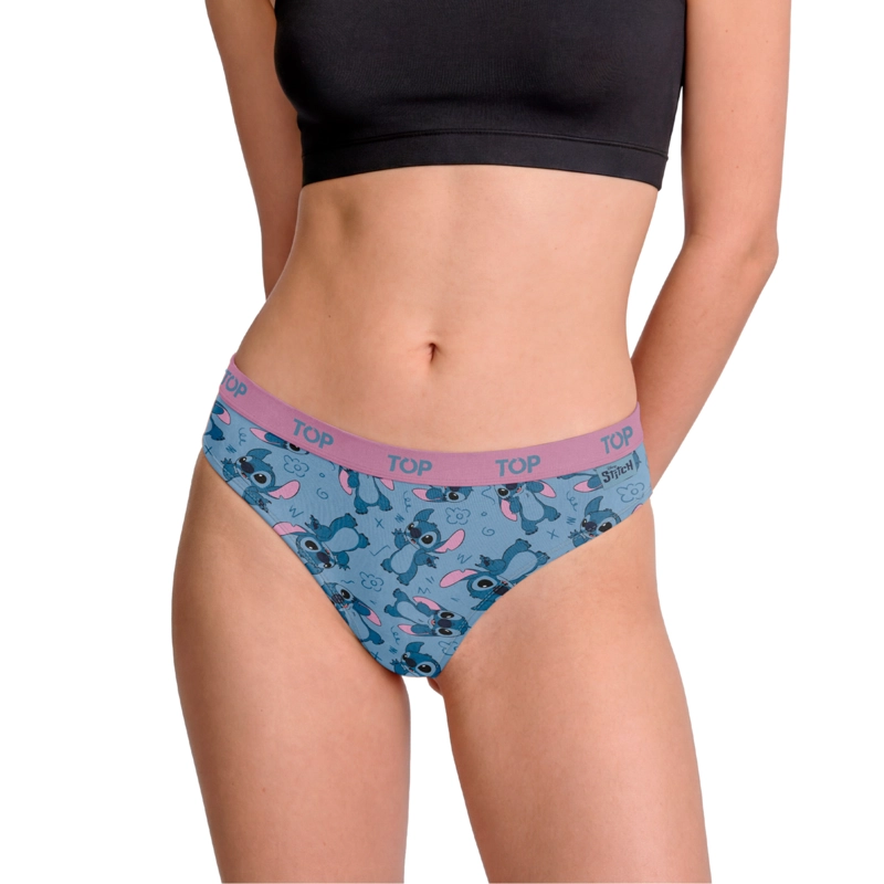 CALZON BIKINI ALGODON PACK 3 STITCH C3 TOP - 4