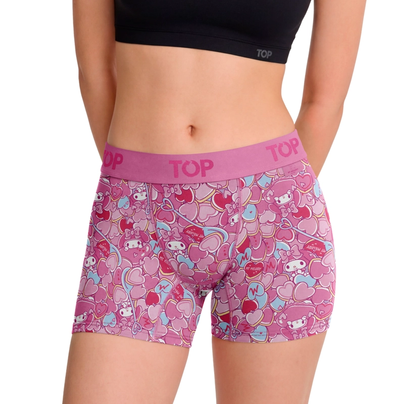 BOXER MEDIO MUJER ALGODON PACK 3 MY MELODY C13 TOP - 4