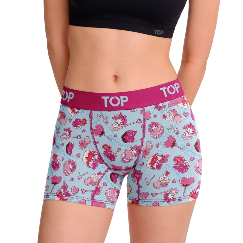 BOXER MEDIO MUJER ALGODON PACK 3 MY MELODY C13 TOP - 5