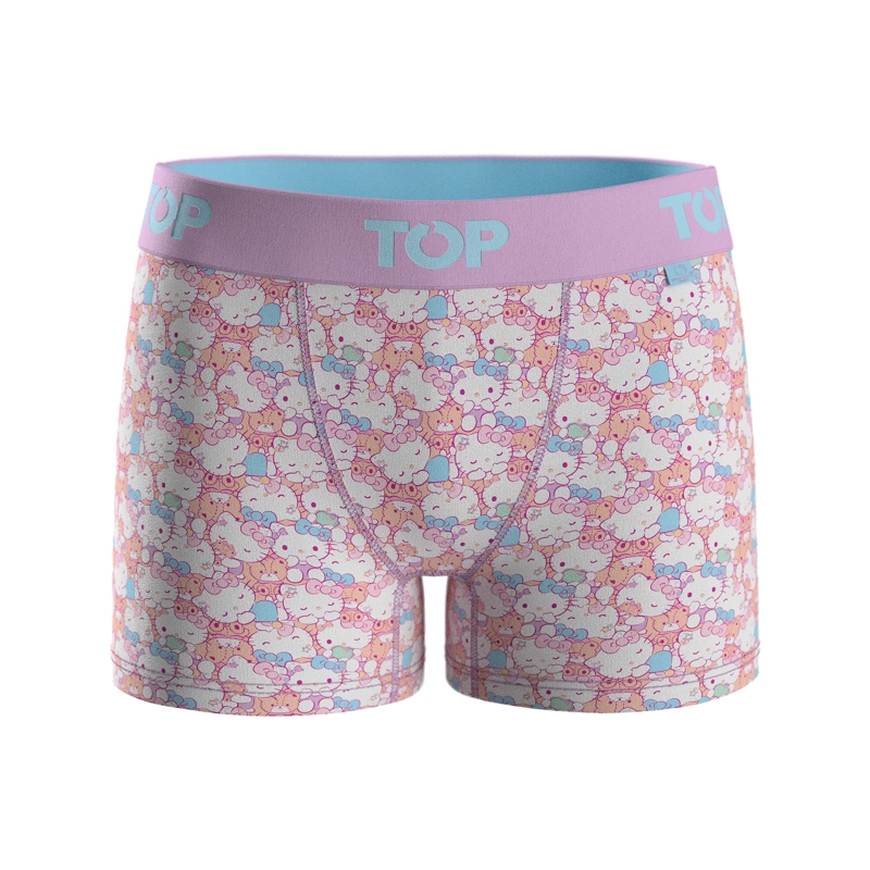 BOXER MEDIO NIÑA ALGODON PACK 4 HELLO KITTY C2 TOP - 2