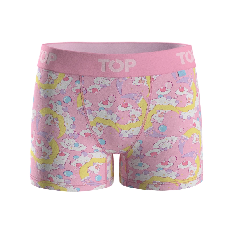 BOXER MEDIO NIÑA ALGODON PACK 4 HELLO KITTY C2 TOP - 3