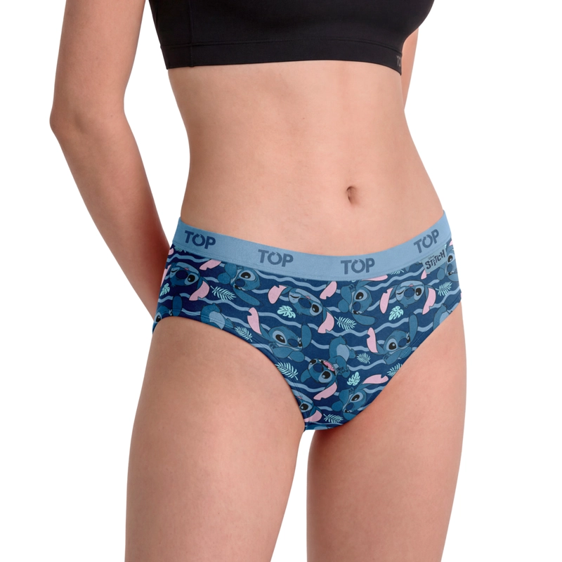 PANTALETAS ALGODON CON ELASTICO PACK 3 STITCH C4 TOP - 5