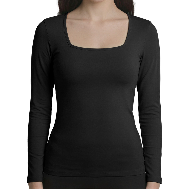 CAMISETA PANTY MANGA LARGA MUJER C1 ESCOTE CUADRADO TOP - 1