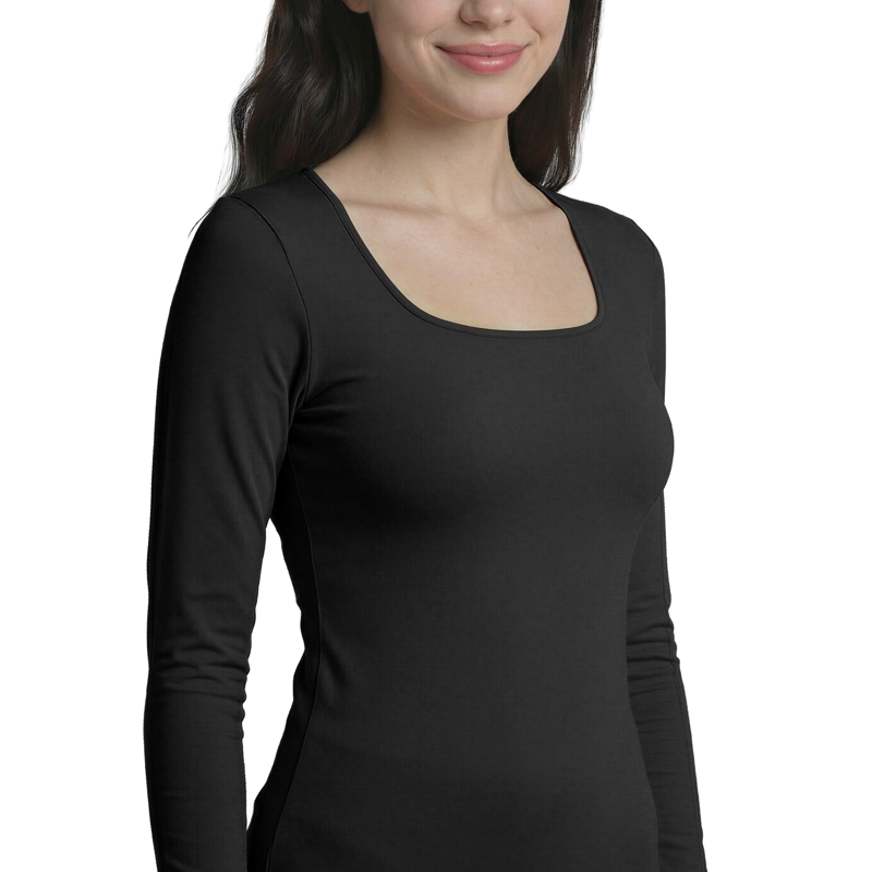 CAMISETA PANTY MANGA LARGA MUJER C1 ESCOTE CUADRADO TOP - 2