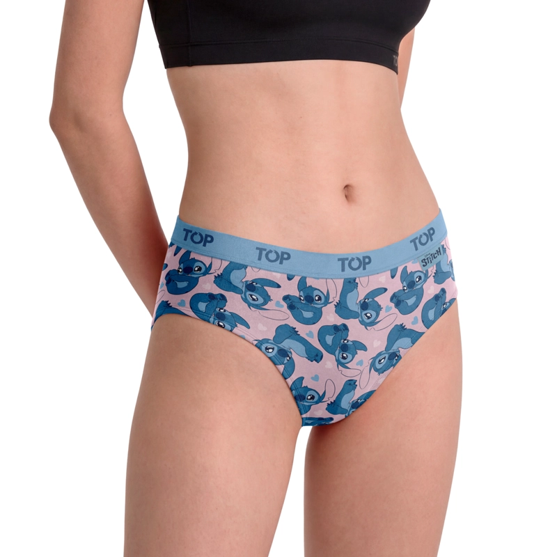 PANTALETAS ALGODON CON ELASTICO PACK 3 STITCH C3 TOP - 2