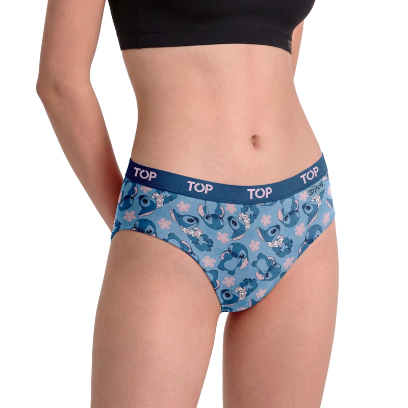 PANTALETAS ALGODON CON ELASTICO PACK 3 STITCH C3 TOP - 4