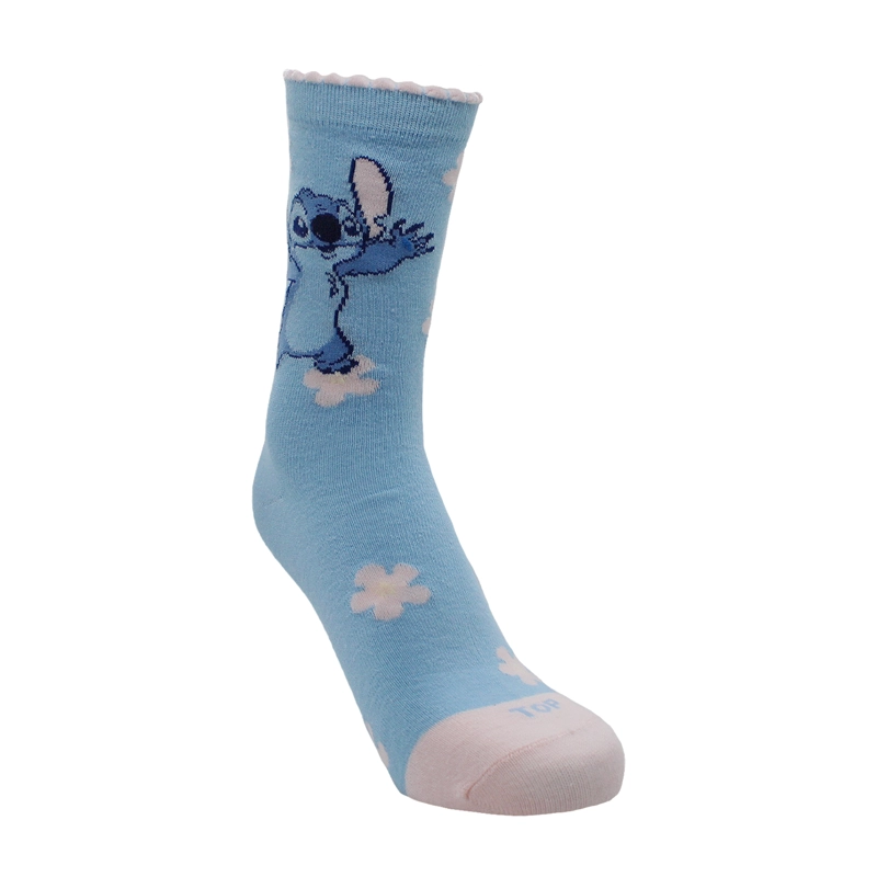CALCETINES LARGOS NIÑA ALGODON PACK 2 STITCH C1 TOP - 2