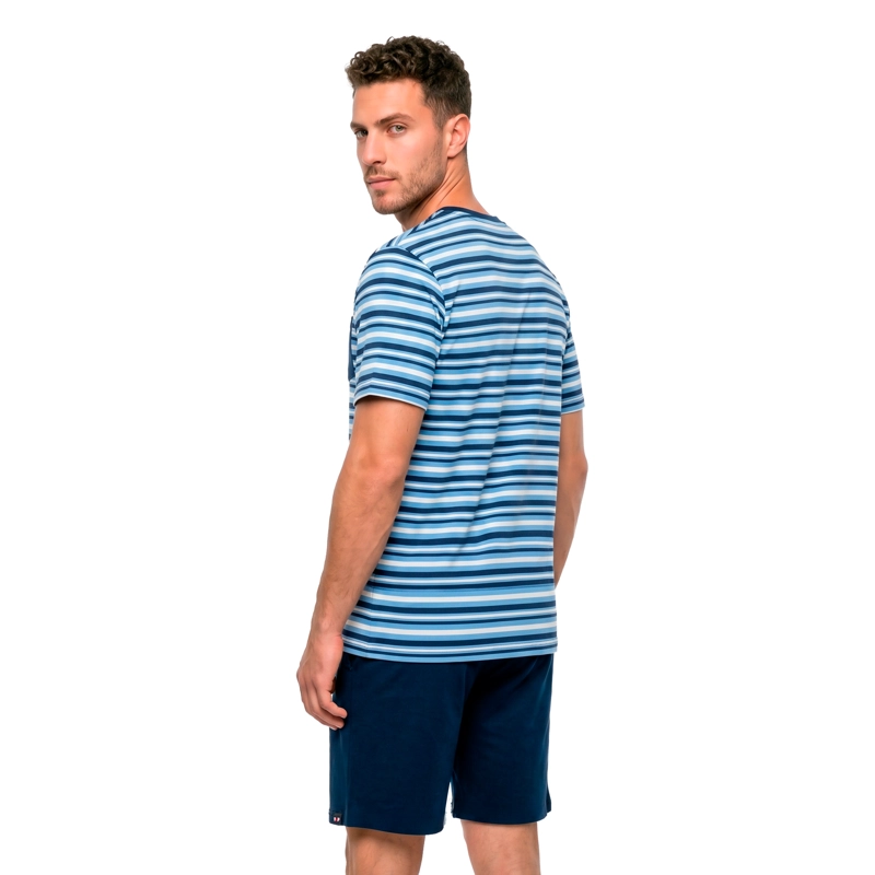 PIJAMA HOMBRE VERANO ALGODON C3 TOP - 3