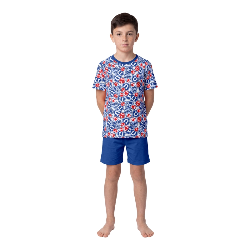 PIJAMA NIÑO ALGODON VERANO UNIVERSIDAD DE CHILE C1 TOP - 1
