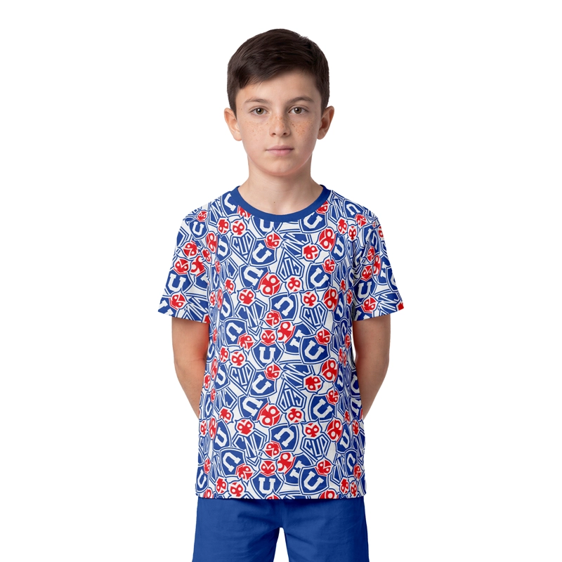 PIJAMA NIÑO ALGODON VERANO UNIVERSIDAD DE CHILE C1 TOP - 2