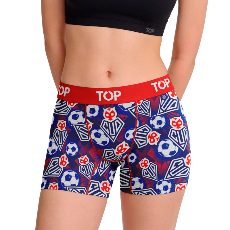 BOXER MEDIO MUJER ALGODON PACK 3 UNIVERSIDAD DE CHILE C1 TOP - 5
