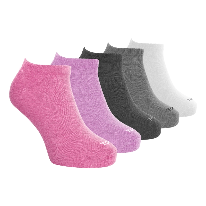 CALCETINES MUJER CORTOS BAMBU PACK 5 C3 TOP - 1