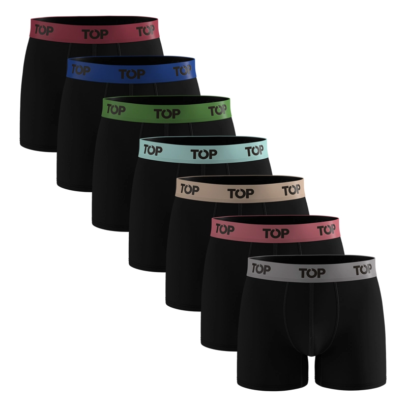 BOXER MEDIO ALGODON PACK 7 C8 TOP - 1