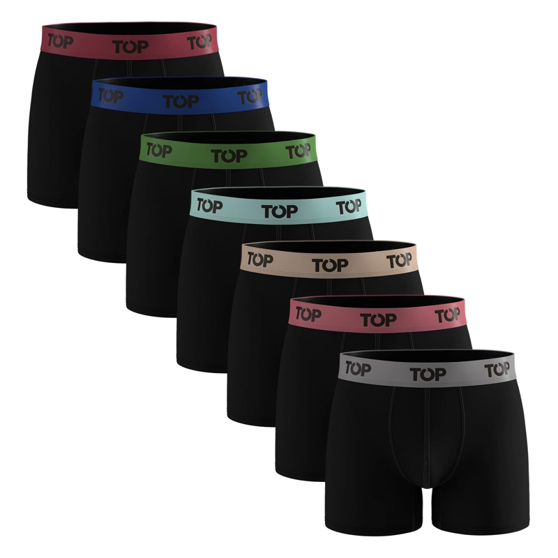 BOXER MEDIO ALGODON PACK 7 C8 TOP - 1