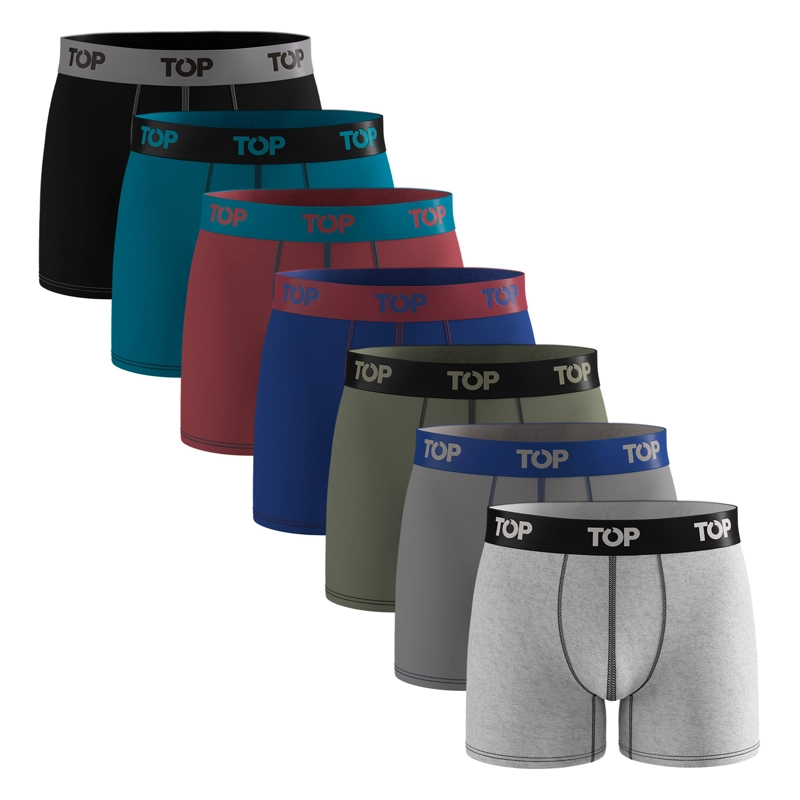 BOXER MEDIO ALGODON PACK 7 C7 TOP - 1