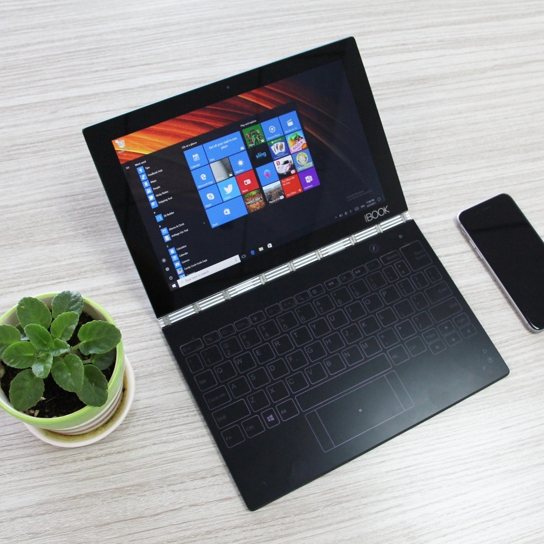 LENOVO YOGA BOOK X91F NETBOOK PC, 10.1 PULGADAS, 4GB + 64GB