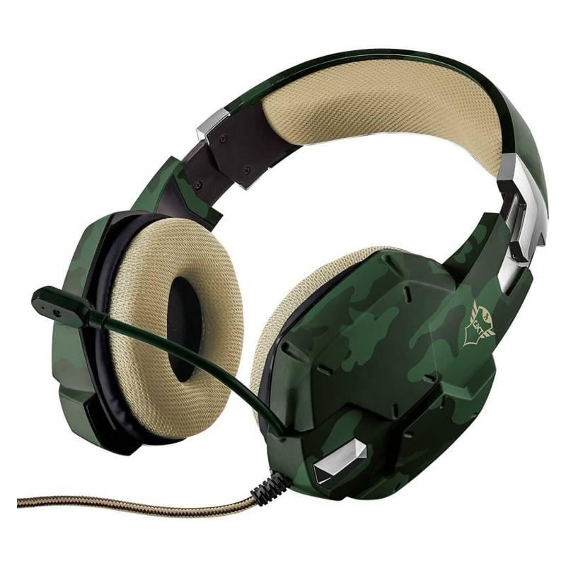 AUDÍFONOS TRUST GAMING GXT HEADSET GXT322C CARUS VERDE - 2