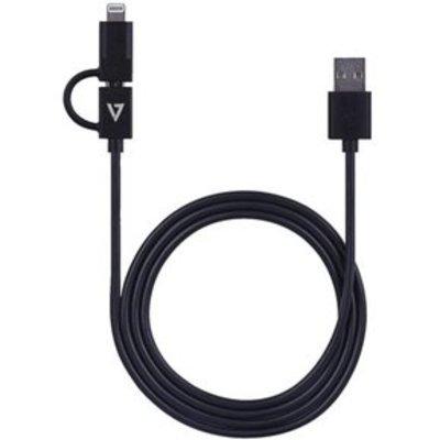 V7 UNIVERSAL COCHE CARGADORES DE TELÉFONO MÓVIL PCC30110KCB (REACONDICIONADO) - 1