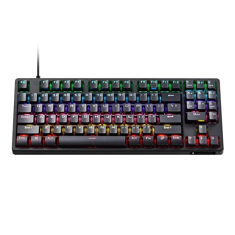 TECLADO GAMER THUNDEROBOT KG3089 MECANICO SWITCH AZUL/ CABLE USB/ RGB /