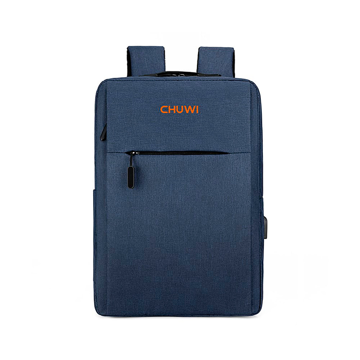 MOCHILA TELA IMPERMEABLE/CONECTOR USB/COLOR NEPTUNE BLUE - 1