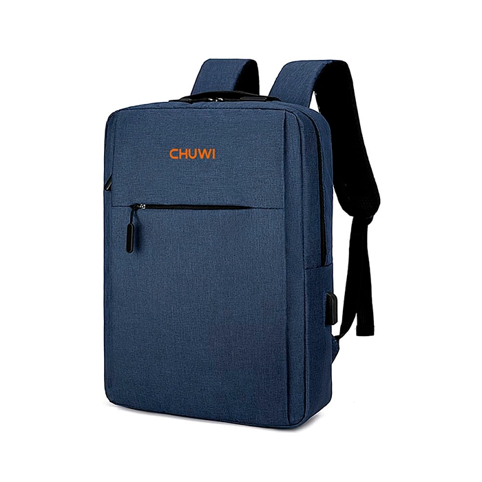 MOCHILA TELA IMPERMEABLE/CONECTOR USB/COLOR NEPTUNE BLUE - 2
