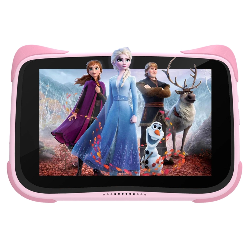 TABLET OS KIDS 8” HD/ 4GB RAM/ 64GB/ ANDROID 13/ PUPPY PINK - 1