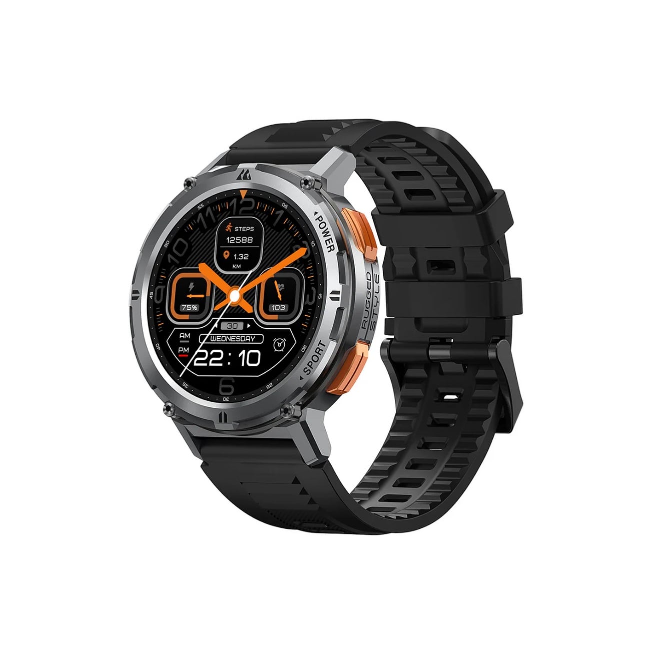 SMARTWATCH 1.43' AMOLED TANK T2 SILVER EDICIÓN ESPECIAL - 4