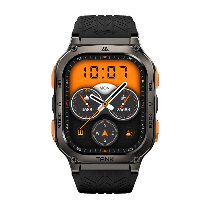 SMARTWATCH KOSPET TANK M3 NEGRO ULTRA 1.96” AMOLED - 1