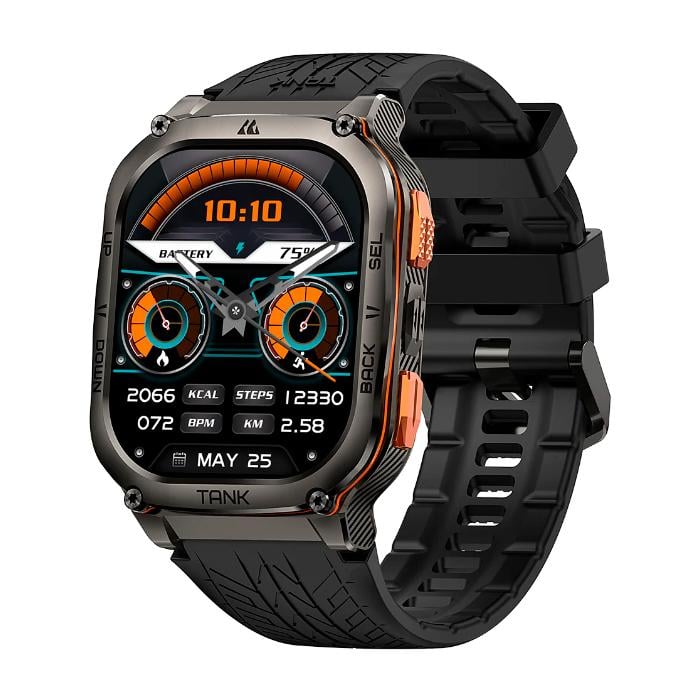 SMARTWATCH KOSPET TANK M3 NEGRO ULTRA 1.96” AMOLED - 2