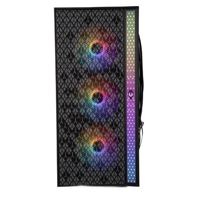 GABINETE BITFENIX LIGHT ATX 4 VENTILADORES NEGRO - 4