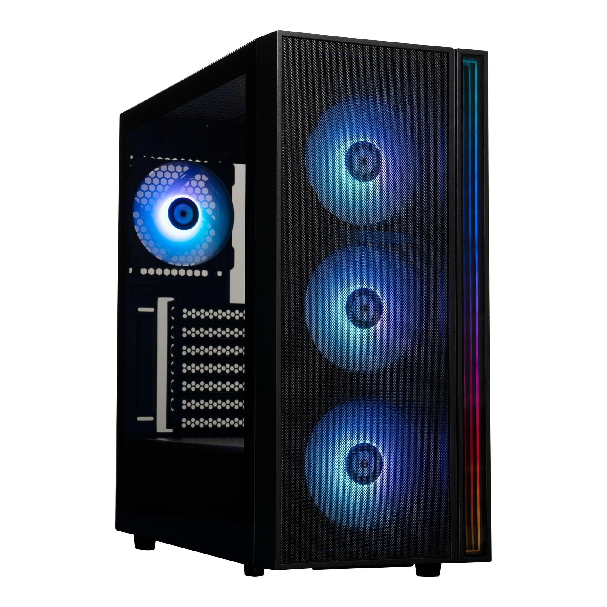 GABINETE BITFENIX FAN + FUENTE PODER 750W 4 VENTILADORES NEGRO - 5