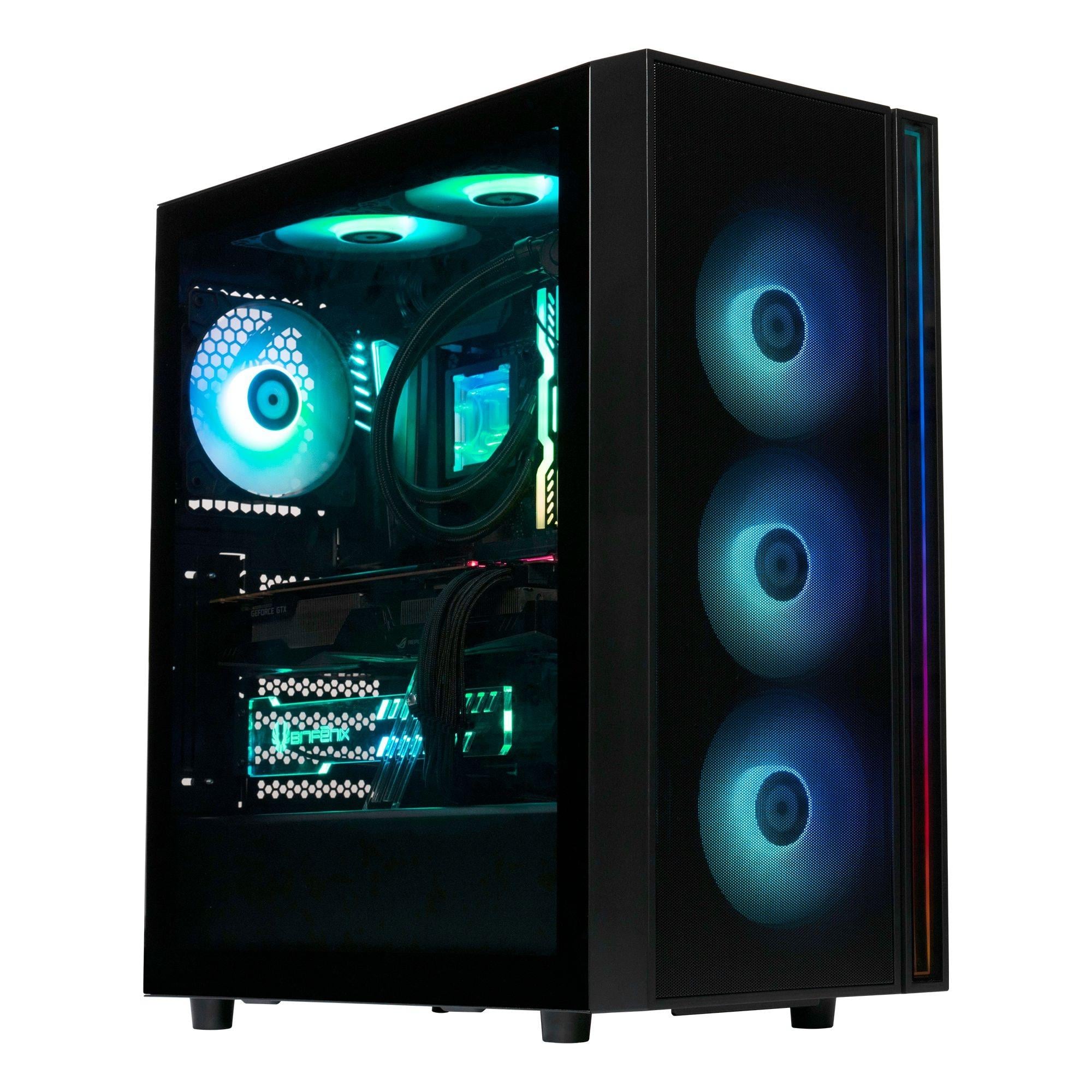 GABINETE BITFENIX FAN + FUENTE PODER 750W 4 VENTILADORES NEGRO - 6